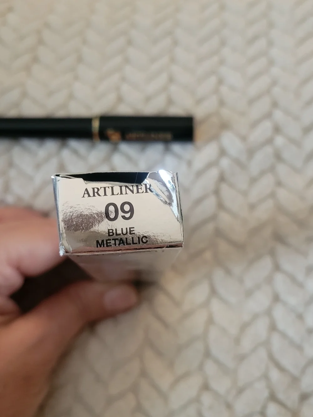 Lancome Artliner Metallic Blue Felt Tip Eyeliner Pen New